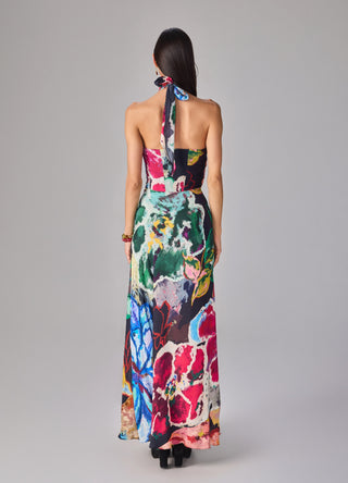 Shailee Multicolor Dress by Saaksha & Kinni available on Indiaspopup.com