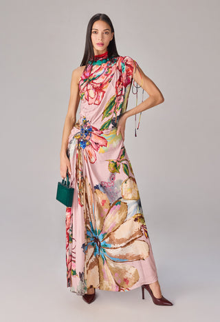 Nargis Floral Printed Dress by Saaksha & Kinni available on Indiaspopup.com