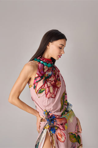 Nargis Floral Printed Dress by Saaksha & Kinni available on Indiaspopup.com