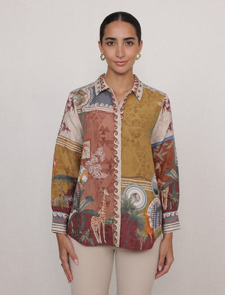 Safari mosaic shirt