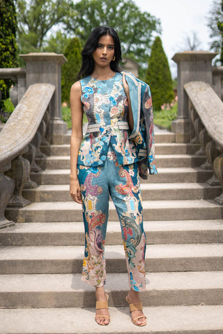 Soline round neck waist coat