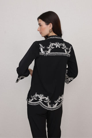 Casa black blouse