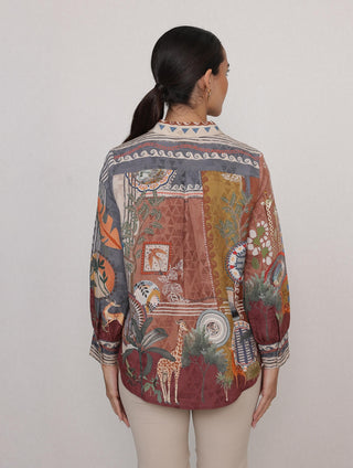 Safari mosaic shirt