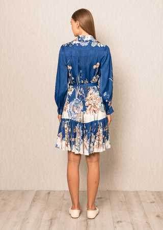 Bluebell pleated dress