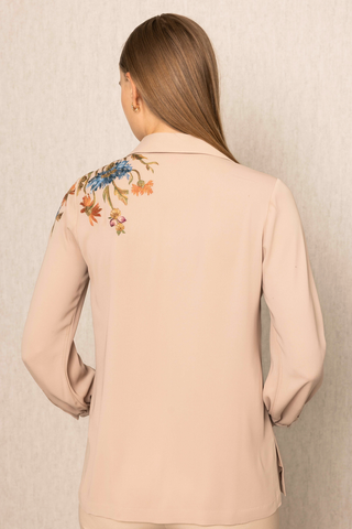 Beige bruna blouse