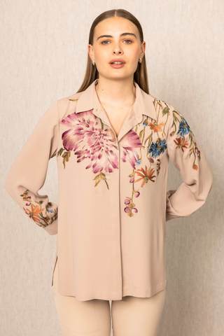 Beige bruna blouse