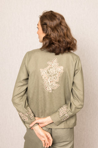 Sage green rio buttondown shirt