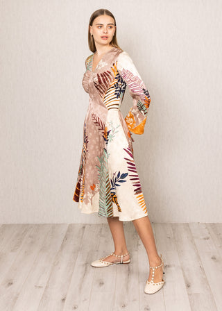 Ken diamond panel dress