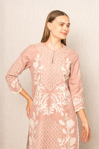 Dusty rose miraya tunic and pants