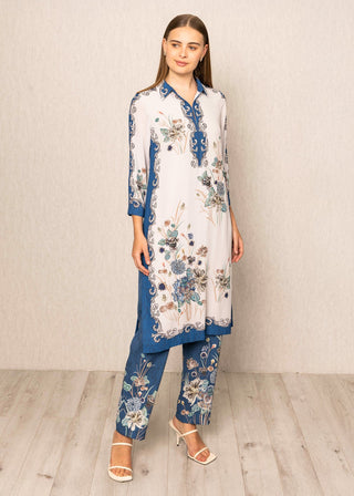 Gray elaya tunic and pants