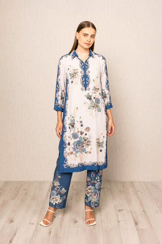 Gray elaya tunic and pants