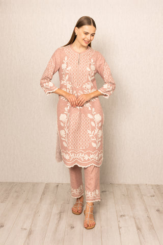Dusty rose miraya tunic and pants