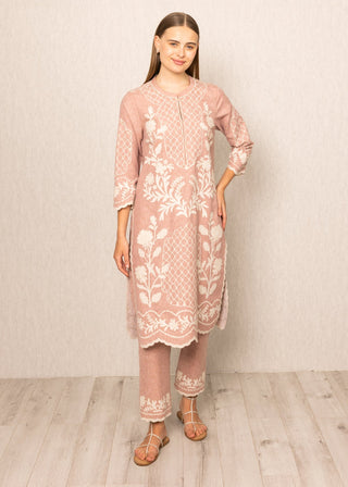 Dusty rose miraya tunic and pants