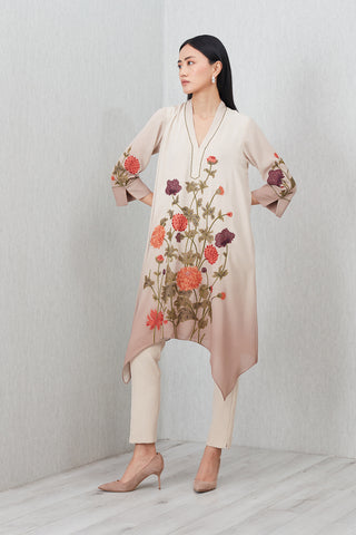 Beige azara tunic
