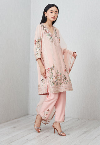 Pink mason tunic set