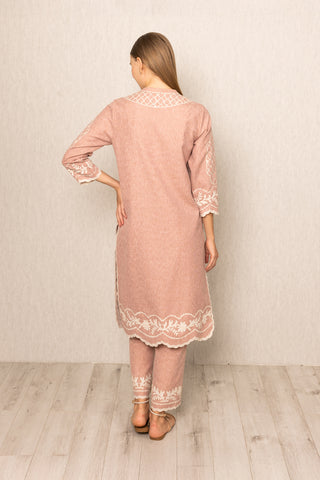 Dusty rose miraya tunic and pants
