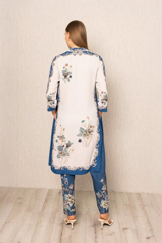 Gray elaya tunic and pants