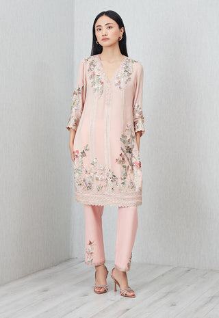 Pink mason tunic set