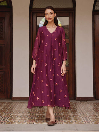 Amethyst bloom dress