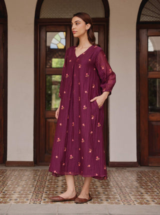 Amethyst bloom dress