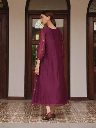 Amethyst bloom dress