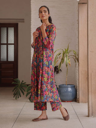 Amethyst bloom tunic and pants