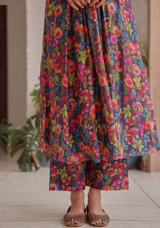 Amethyst bloom tunic and pants