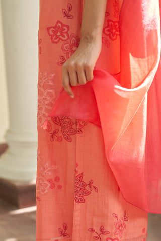 Hibiscus floral kurta set