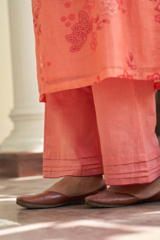 Hibiscus floral kurta set