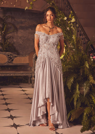 Venice gray gown