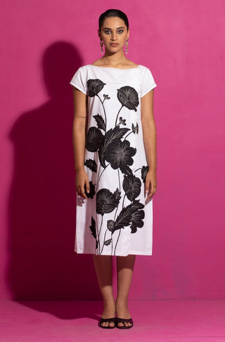 Saksham & Neharicka-Daffodils Black White Dress-INDIASPOPUP.COM