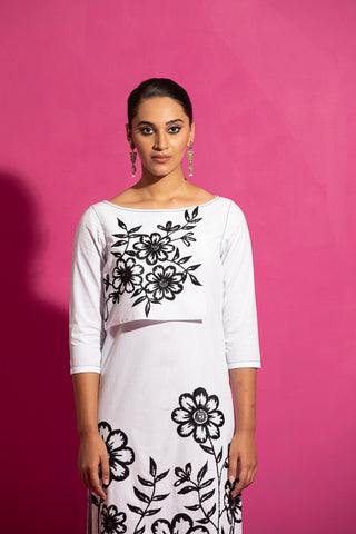 Saksham & Neharicka-Yeats Ivory Dress-INDIASPOPUP.COM