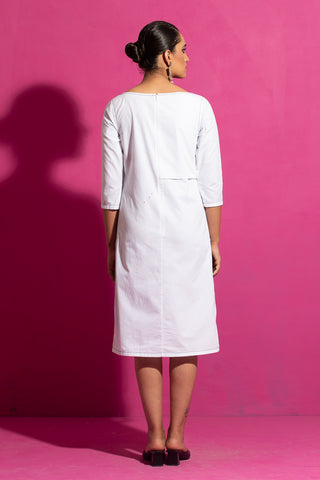 Saksham & Neharicka-Yeats Ivory Dress-INDIASPOPUP.COM