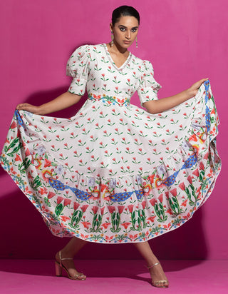 Saksham & Neharicka-Multicolor Champa Dress-INDIASPOPUP.COM