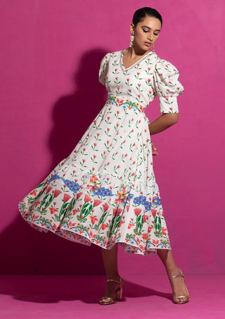 Saksham & Neharicka-Multicolor Champa Dress-INDIASPOPUP.COM