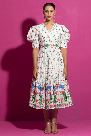 Saksham & Neharicka-Multicolor Champa Dress-INDIASPOPUP.COM