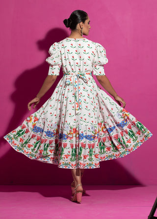 Saksham & Neharicka-Multicolor Champa Dress-INDIASPOPUP.COM