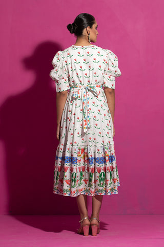 Saksham & Neharicka-Multicolor Champa Dress-INDIASPOPUP.COM