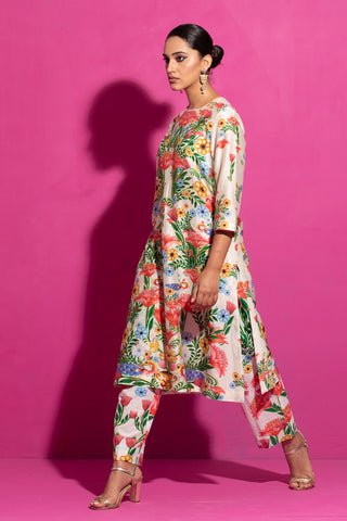Saksham & Neharicka-Champa Bagh Kurta And Pants-INDIASPOPUP.COM