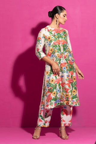 Saksham & Neharicka-Champa Bagh Kurta And Pants-INDIASPOPUP.COM