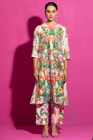 Saksham & Neharicka-Champa Bagh Kurta And Pants-INDIASPOPUP.COM