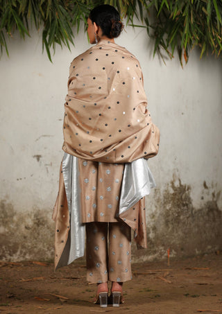 Raaga Beige Kurta Set by Saksham & Neharicka available on Indiaspopup.com