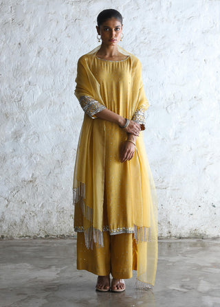 Mahua ochre kurta set