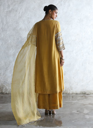 Mahua ochre kurta set