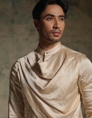 Buttercream embroidered contemporary jacket set