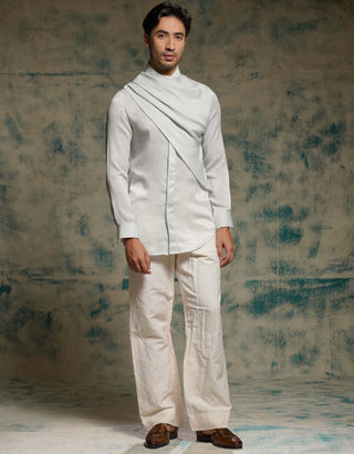 Apricot ivory handpainted blazer set