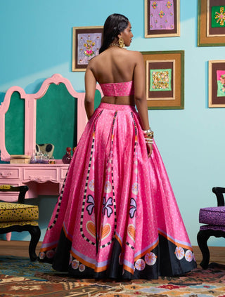 Pink sparkle me silly lehenga set