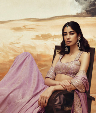 Punit Balana Lilac Johari Lehenga Set available on indiaspopup