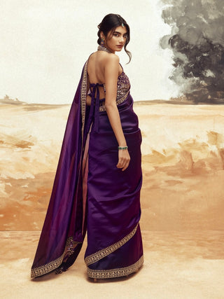 Punit Balana Baigani Classic Sari And Blouse available on indiaspopup