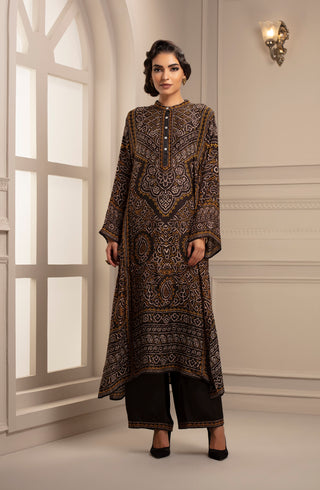 Rajdeep Ranawat-Black Tunic With Pant-INDIASPOPUP.COM
